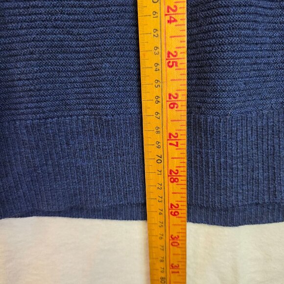 Pendleton XL Navy Merino Wool Cowl Neck Sweater Vintage Deadstock Tags - Picture 6 of 6